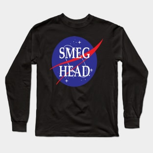 Smeg Head Nasa Logo Red Dwarf Long Sleeve T-Shirt